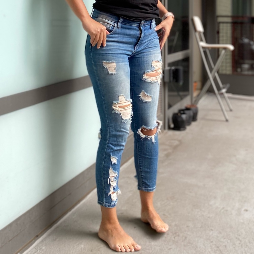 Jeans , Capri Jeans 99% Cotton